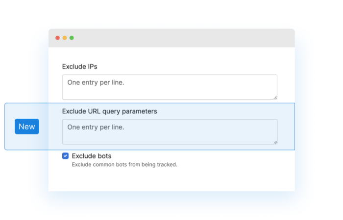 nilly exclude url parameter