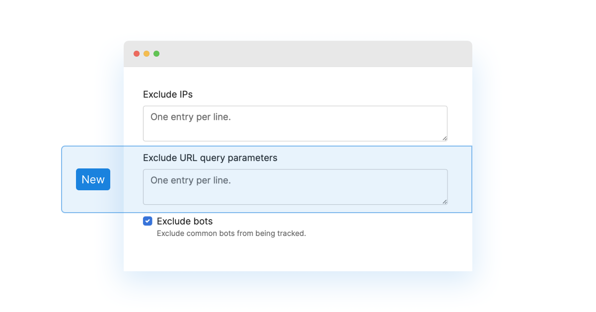 nilly exclude url parameter