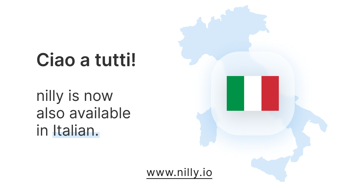 nilly available in Italian